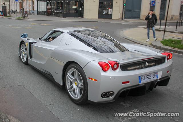 Ferrari Enzo spotted in Paris, France