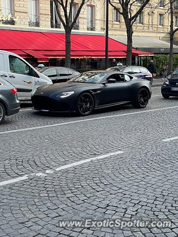 Aston Martin DBS spotted in Paris, France