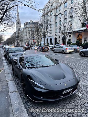Ferrari F8 Tributo spotted in Paris, France