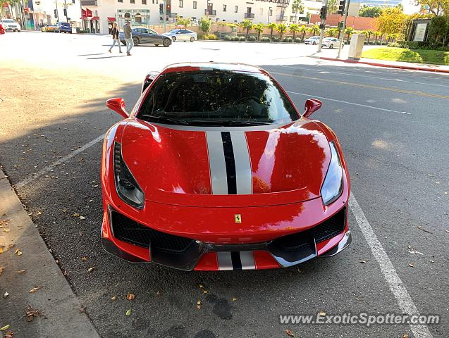 Ferrari 488 GTB spotted in Beverly Hills, California