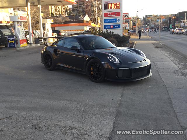 Porsche 911 GT2 spotted in Calgary, Canada
