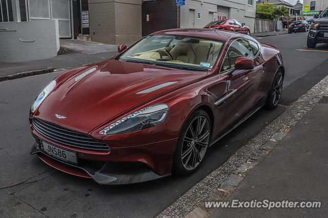 Aston Martin Vanquish spotted in Auckland, New Zealand