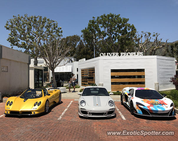 Porsche 911 spotted in Malibu, California