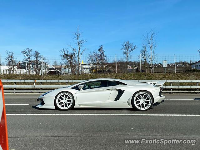 Lamborghini Aventador spotted in Winterthur, Switzerland