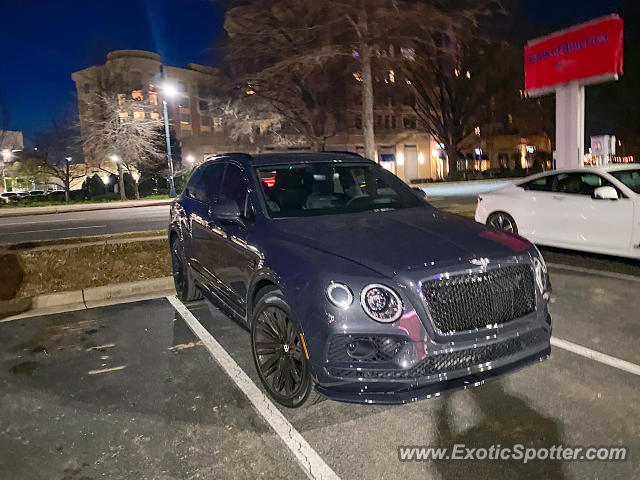 Bentley Bentayga spotted in Charlotte, North Carolina