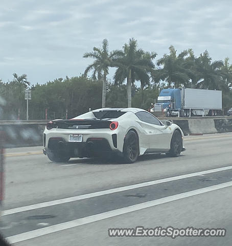 Ferrari 488 GTB spotted in Miami, Florida