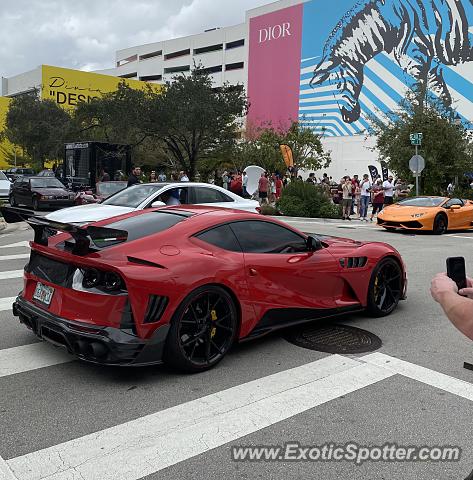 Ferrari 812 Superfast spotted in Miami, Florida