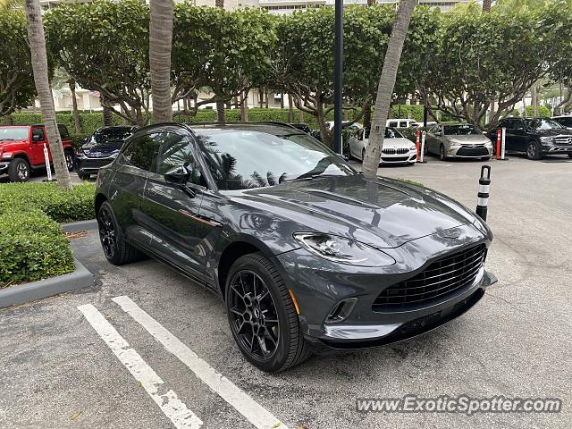 Aston Martin DBX spotted in Miami Beach, Florida