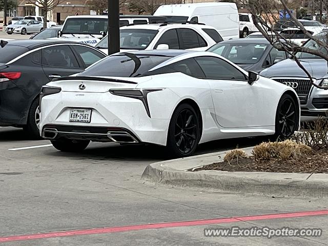 Lexus LC 500 spotted in Dallas, Texas
