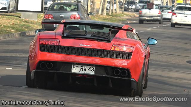 Lamborghini Gallardo spotted in Santiago, Chile
