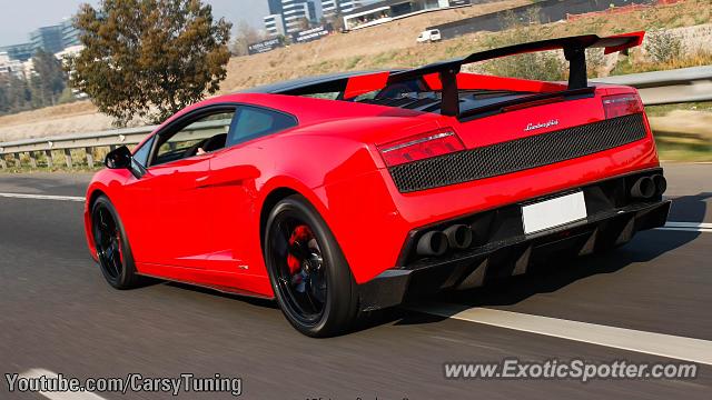 Lamborghini Gallardo spotted in Santiago, Chile