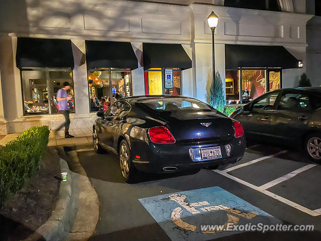 Bentley Continental spotted in Charlotte, North Carolina