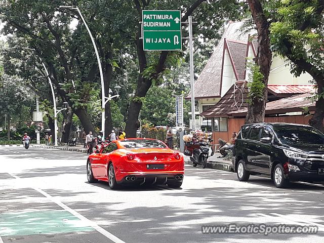 Ferrari California spotted in Jakarta, Indonesia