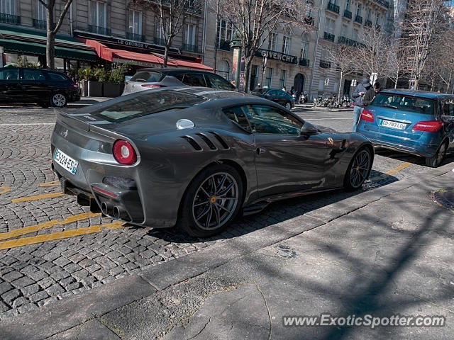 Ferrari F12 spotted in Paris, France