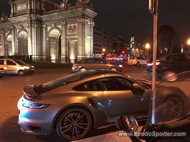 Porsche 911 Turbo spotted in Madrid, Spain
