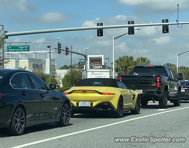 Aston Martin Vantage spotted in Orlando, Florida
