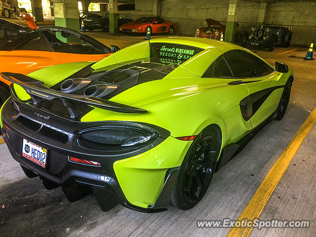 Mclaren 600LT spotted in Amelia Island, Florida