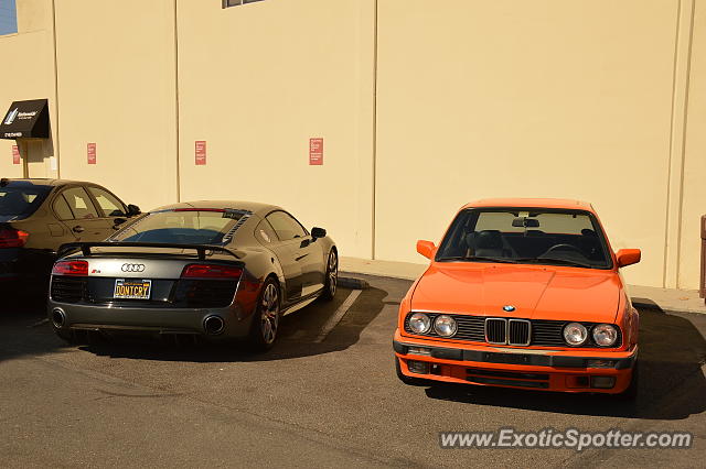 Audi R8 spotted in Costa Mesa, California