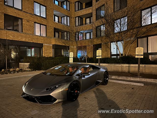 Lamborghini Huracan spotted in Washington DC, United States