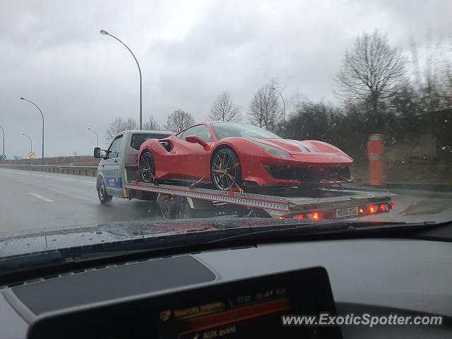 Ferrari 488 GTB spotted in Luxembourg, Luxembourg