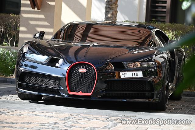 Bugatti Chiron spotted in Dubai, United Arab Emirates