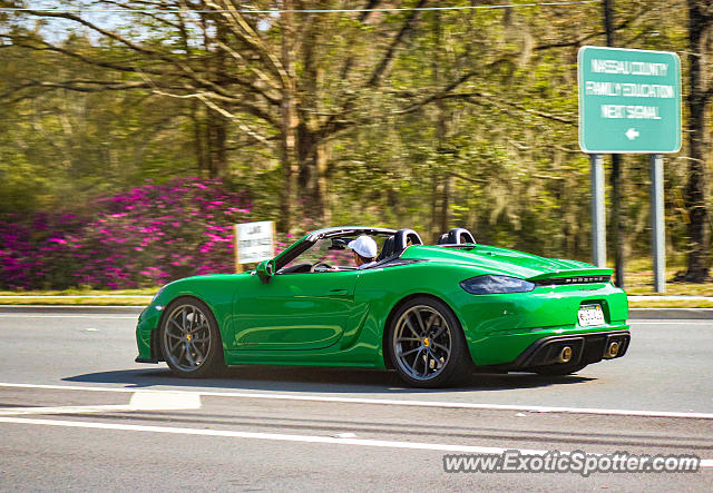 Porsche Cayman GT4 spotted in Amelia Island, Florida