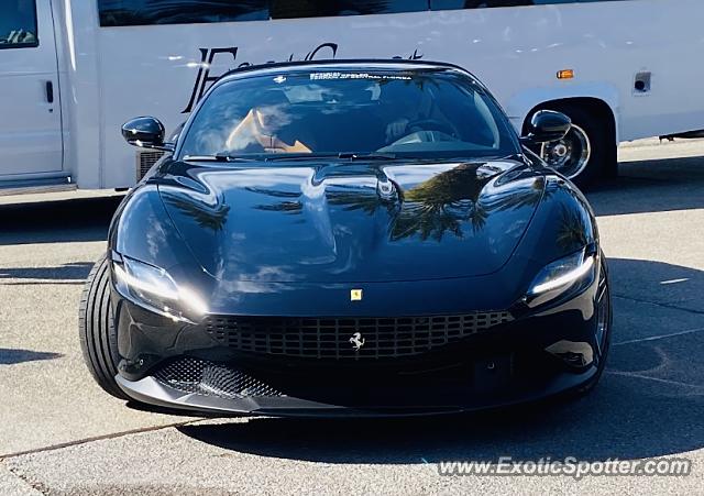 Ferrari Roma spotted in Amelia Island, Florida