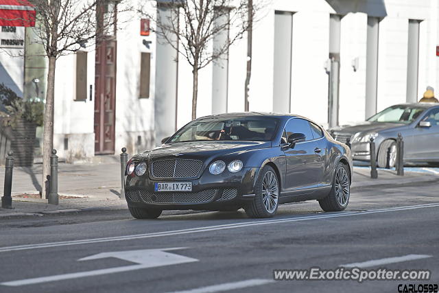 Bentley Continental spotted in Warsaw, Poland