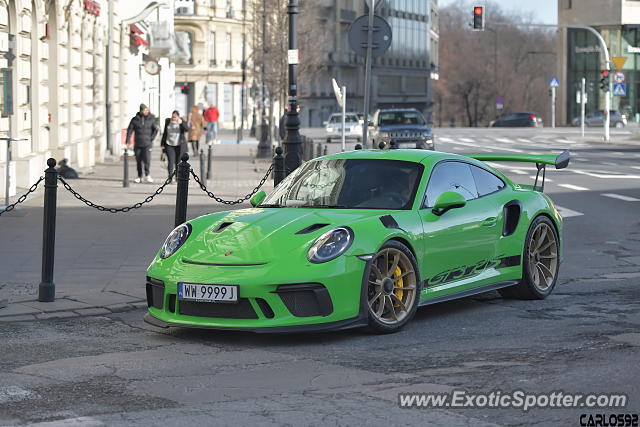Porsche 911 GT3 spotted in Warsaw, Poland