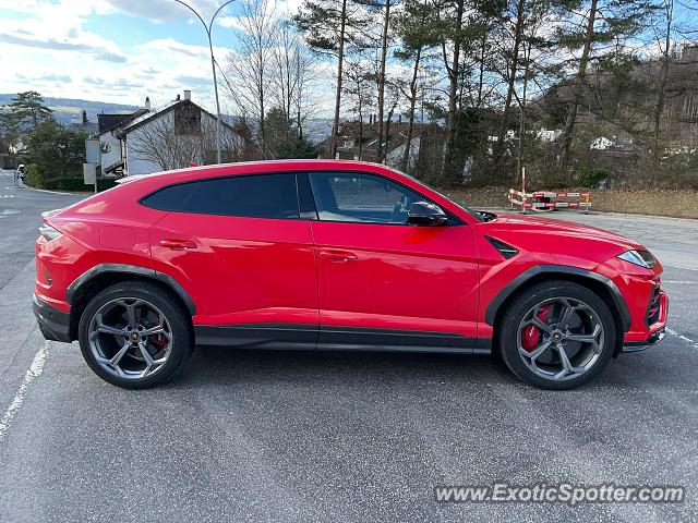 Lamborghini Urus spotted in Reichenau (GR), Switzerland