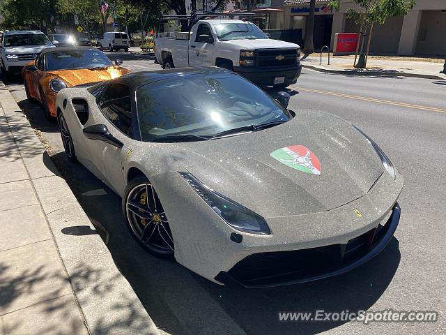 Ferrari 488 GTB spotted in Pleasanton, California