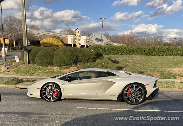 Lamborghini Aventador spotted in Greensboro, North Carolina
