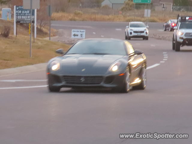 Ferrari 599GTB spotted in Castle Pines, Colorado