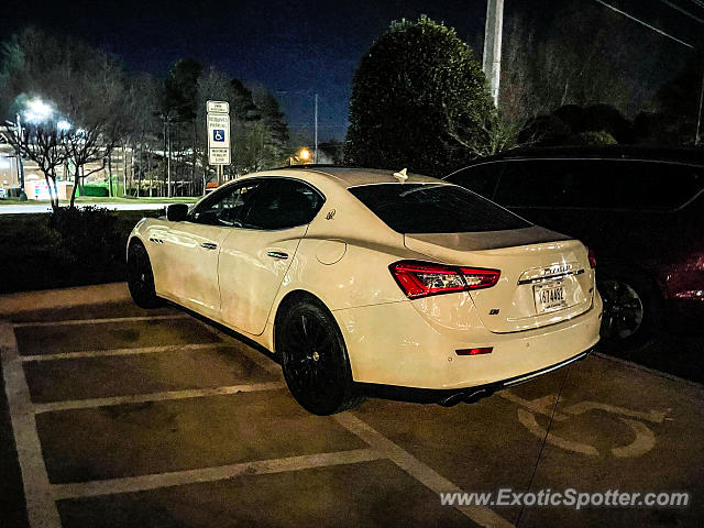 Maserati Ghibli spotted in Charlotte, North Carolina