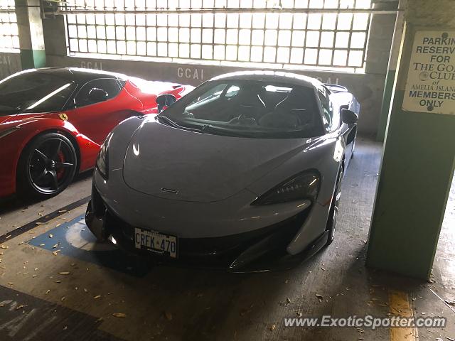 Mclaren 600LT spotted in Amelia Island, Florida