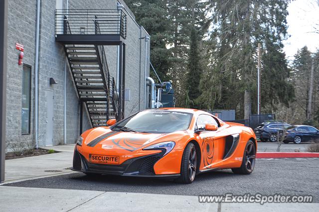 Mclaren 650S spotted in Woodinville, Washington
