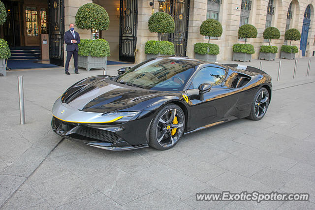 Ferrari SF90 Stradale spotted in Paris, France