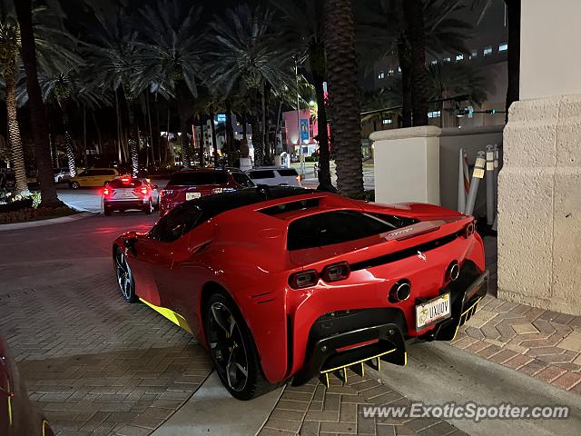 Ferrari SF90 Stradale spotted in South Beach, Florida