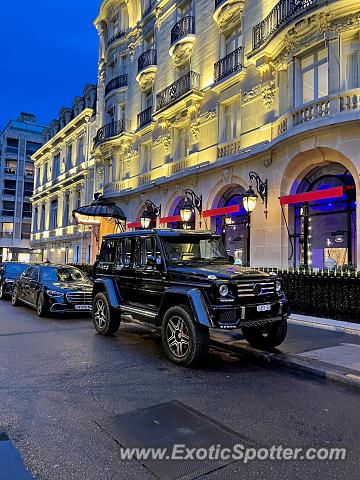 Mercedes 4x4 Squared spotted in Paris., France