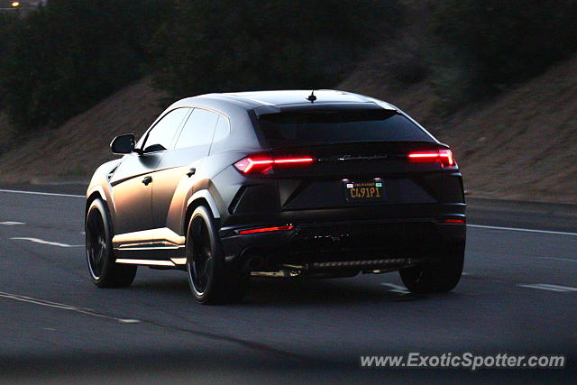 Lamborghini Urus spotted in Los Angeles, California