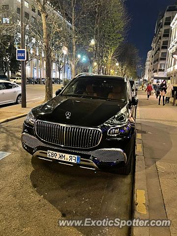 Mercedes Maybach spotted in Paris., France