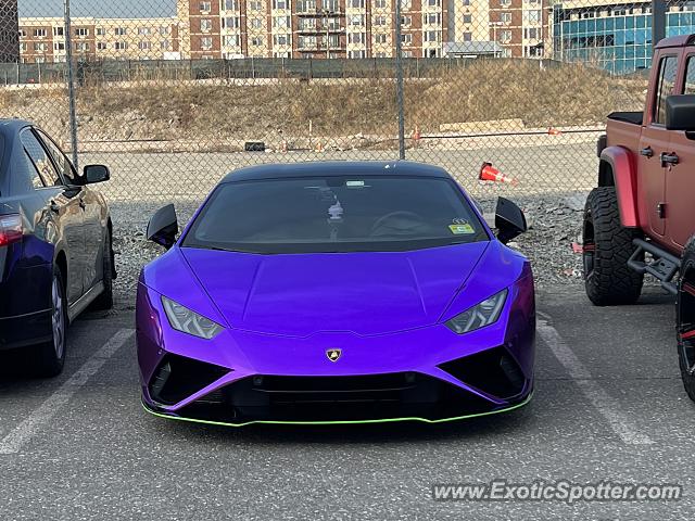 Lamborghini Huracan spotted in Edgewater, New Jersey