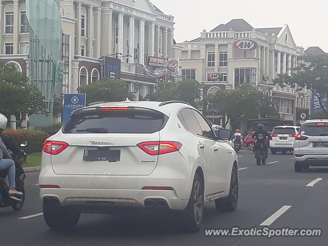 Maserati Levante spotted in Serpong, Indonesia