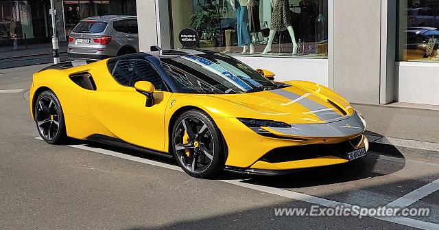 Ferrari SF90 Stradale spotted in Zurich, Switzerland