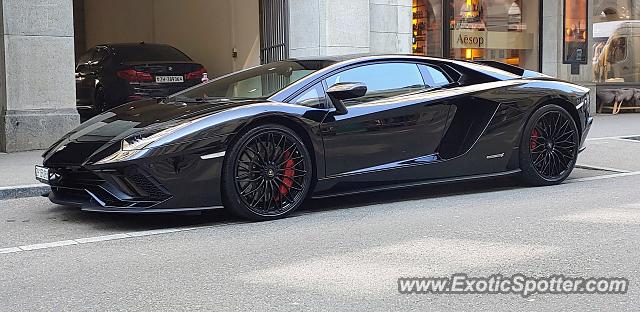 Lamborghini Aventador spotted in Zurich, Switzerland