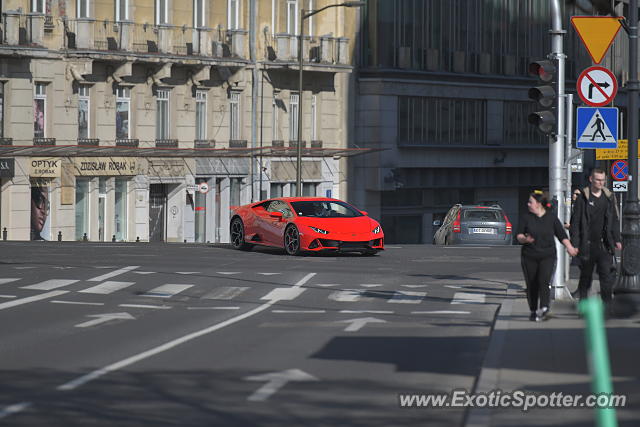 Lamborghini Huracan spotted in Warsaw, Poland