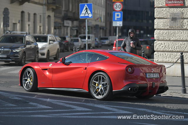 Ferrari F12 spotted in Warsaw, Poland