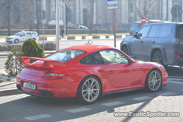 Porsche 911 GT2 spotted in Warsaw, Poland