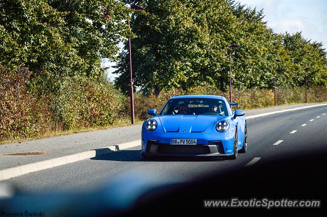 Porsche 911 GT3 spotted in Kodersdorf, Germany