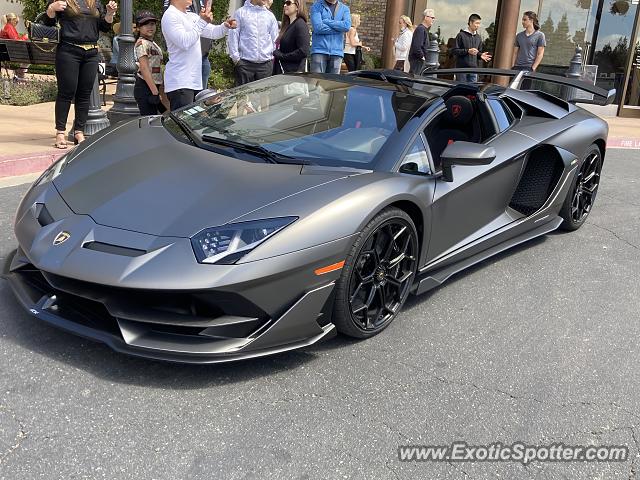 Lamborghini Aventador spotted in Danville, California
